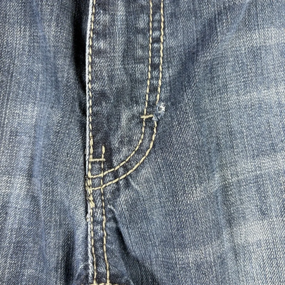 Axel Treadwell Jeans Mens Size 34X34 Blue Denim Dark Wash Relaxed Straight Leg
